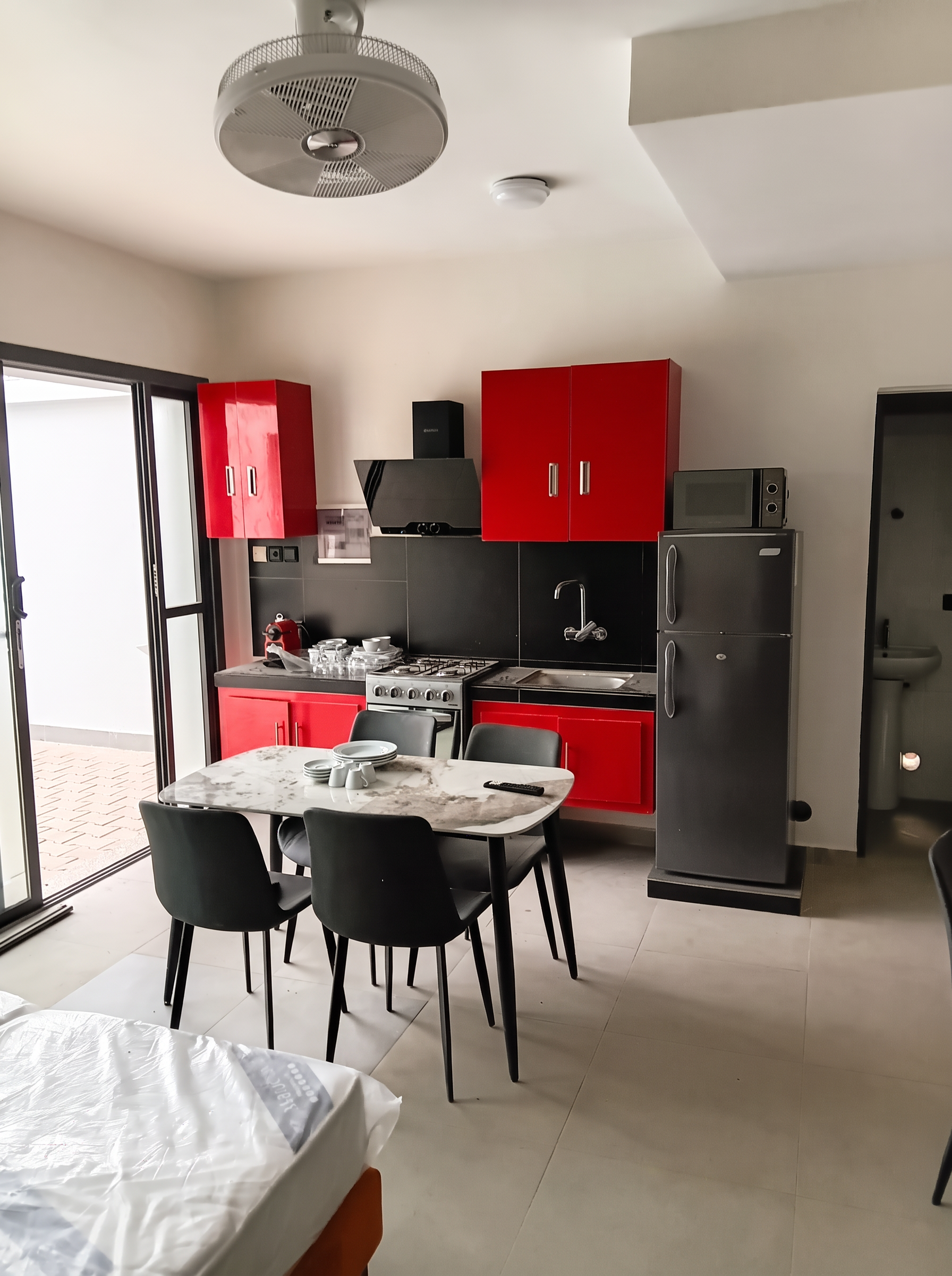 Univers des chambres du Mondrian — photographie de la collection du projet